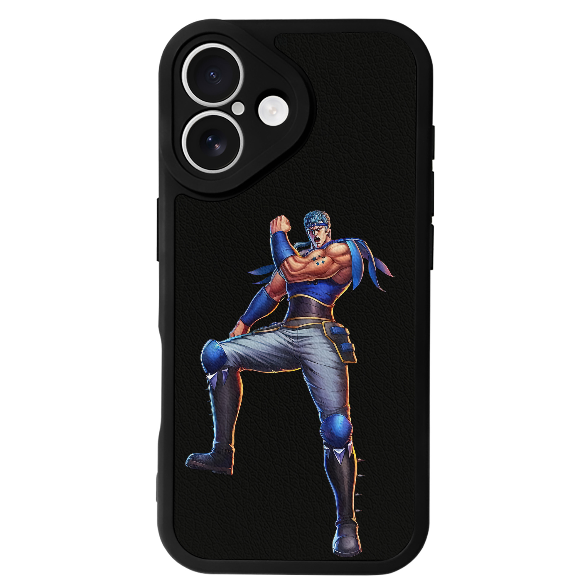 （画像用） 北斗の拳 Fist of the North Star 【iPhone 16シリーズ対応】シリコンスマホケース（レザー調） 材質：シリコン